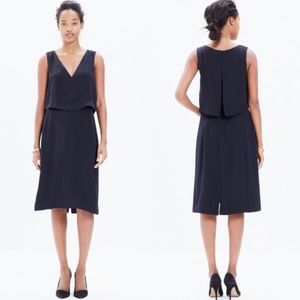 Madewell | Black Luminous Overlay Dress